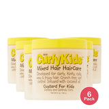 CurlyKids Mixed Hair Kids Custard 6 fl oz Unisex Moisturizing 6 Oz (Pack of 6)
