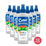 Cutter Skinsations Insect Repellent With Aloe And Vitamin E Clean Fresh Scent 7.5Oz (Pack of 12)
