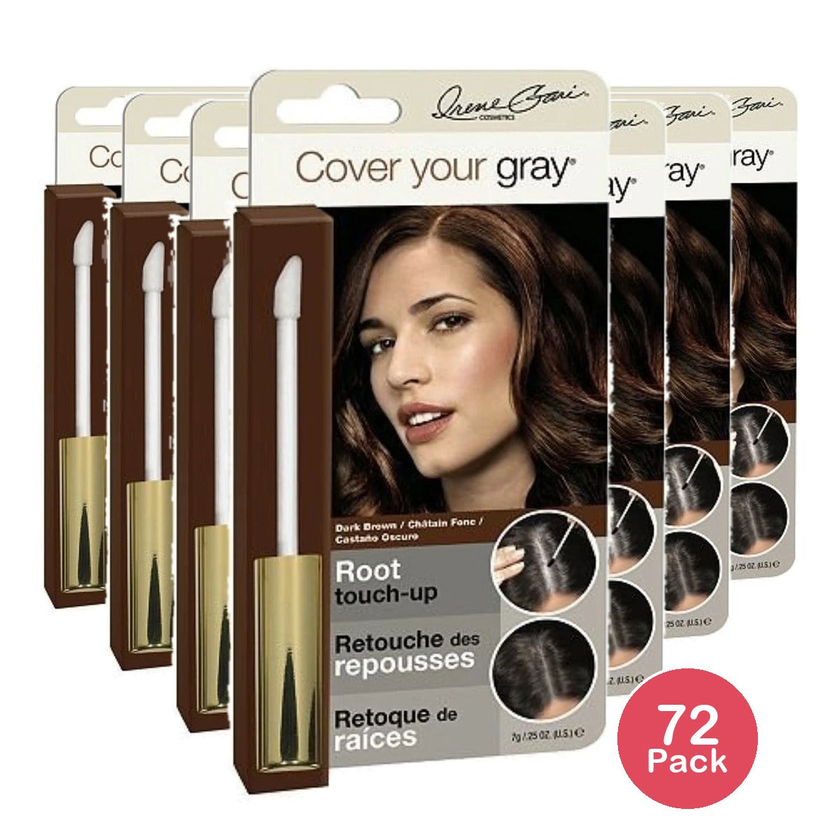 CYG Root Touch-up -- Dark Brown 0.25(Pack of 72)