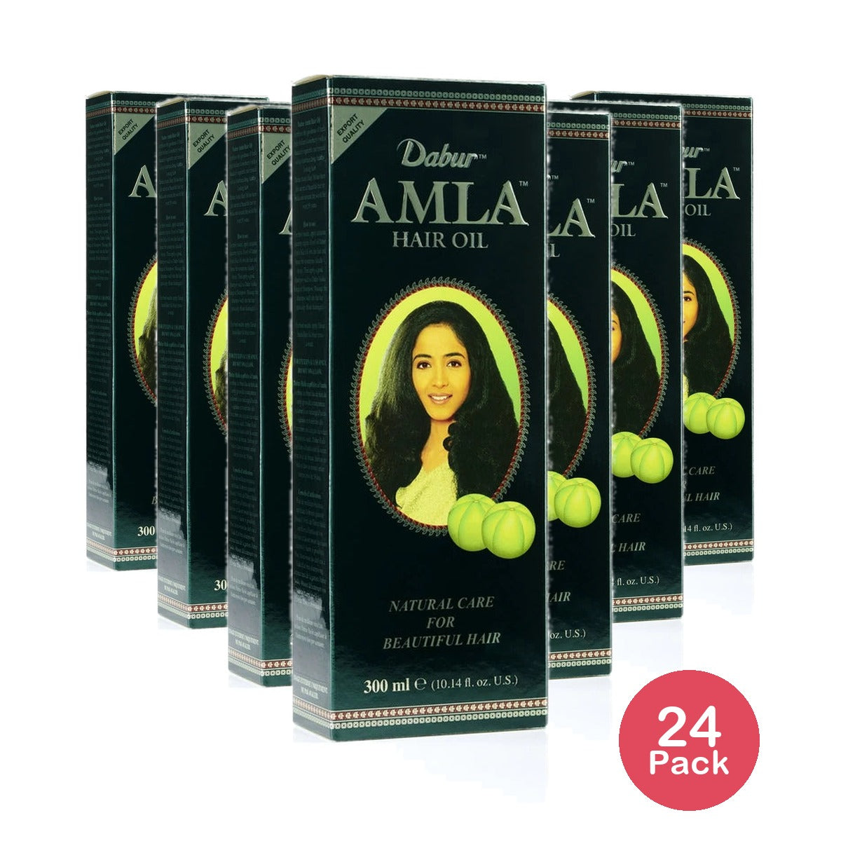 Dabur Vatika Amla Hair Oil, 10.14 Fl. Oz (Pack of 24)