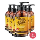 Dare 2B Bald Head & Scalp Cleanser 8 Oz (Pack of 6)