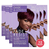 Dark and Lovely Fade Resist Permanent Hair Color - 362 Crimson Moon nan (Pack of 12)