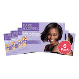 Dark and Lovely Triple Nourished Shine Enhancing  No-Lye Hair RelAxer  for All H nan (Pack of 6)