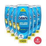 Dawn Ultra Clean Scent Ez-Squeeze Dishwashing Liquid Dish Soap - 22.0 fl oz (Pack of 8)