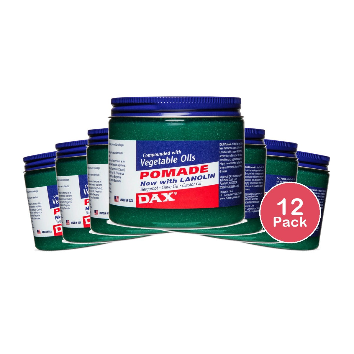 DAX Bergamot Pomade 14 Oz (Pack of 12)