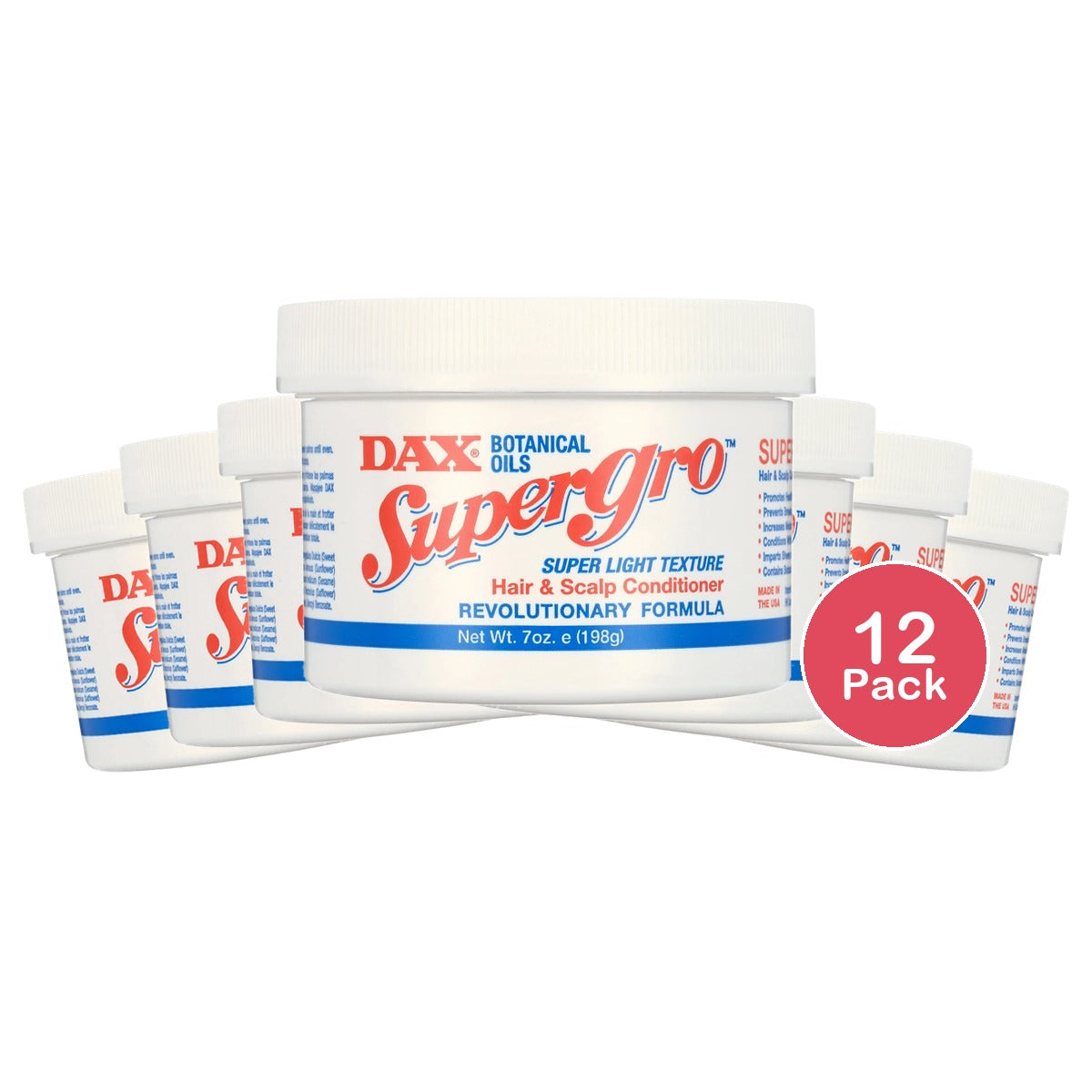 Dax Super Gro Hair and Scalp Conditioner 7 oz (Pack of 12)