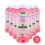 De La Cruz Glycerin and Rose Water Facial Toner Skin and Hair Moisturizer All's 8. Oz (Pack of 12)