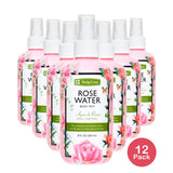 De La Cruz Rose Water Mist 8 Fl Oz (Pack of 12)