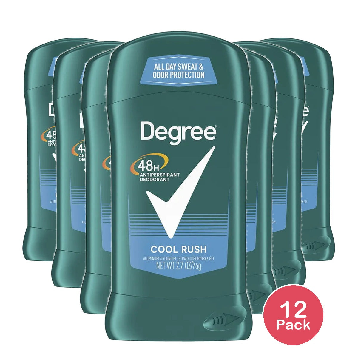 Degree Anti-Perspirant And Deodorant Invisible Solid Cool Rush 2.6Oz (Pack of 12)
