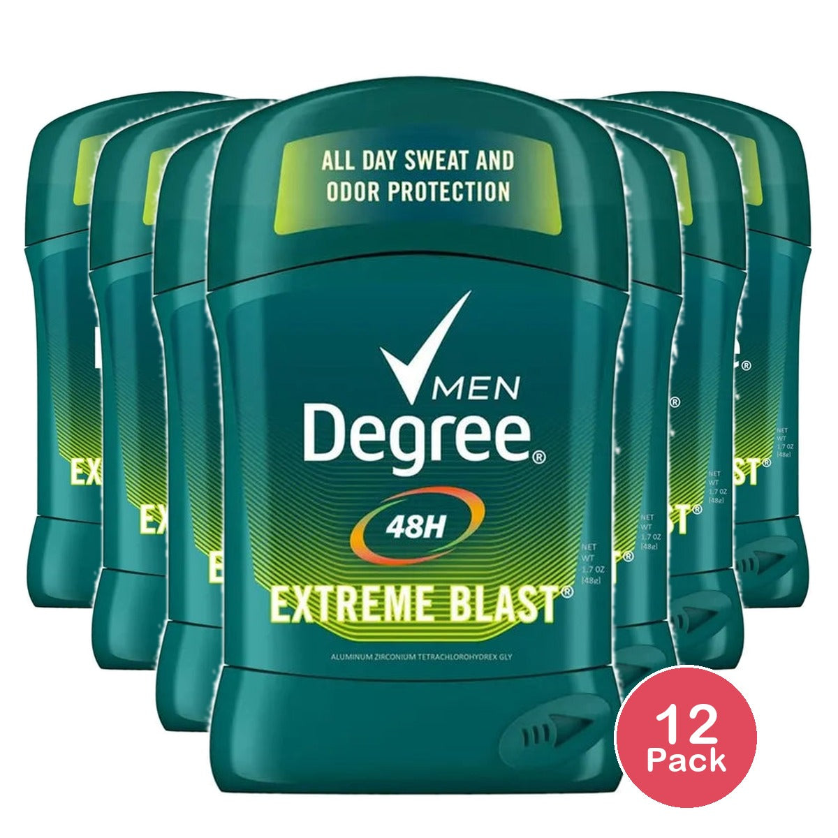 Degree Anti-Perspirant And Deodorant Invisible Solid Extreme Blast 1.7Oz (Pack of 12)