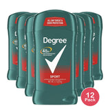 Degree Anti Perspirant Deodorant for Men Dry Protection Sport 2.7Oz (Pack of 12)