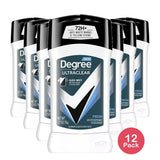 Degree Antiperspirant Invisible Solid Ultraclear Black and White 2.7Oz (Pack of 12)