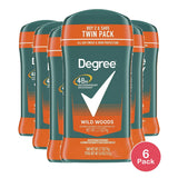 Degree Long Lasting Mens Antiperspirant Deodorant Stick 2.7Oz (Pack of 6)