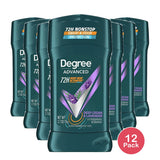 Degree Men Advanced Antiperspirant Deodorant Stick Deep Cedar and Lavender 2.7 Oz (Pack of 12)