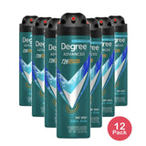 Degree Men Advanced Motionsense Cool Rush 72-Hour Antiperspirant & Deodorant Dry 3.8 OZ (Pack of 12)