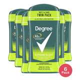 Degree Men Extreme Blast Antiperspirant And Deodorant 2.7Oz (Pack of 6)