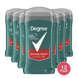 Degree Men Intense Sport Deodorant Stick 3Oz (Pack of 12)