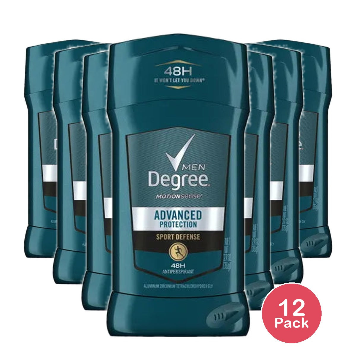 Degree Men Motion Sense Advanced Protection Antiperspirant and Deodorant Sport Defense 2.7Oz (Pack of 12)