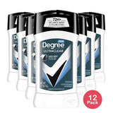 Degree Men Ultra Clear Black and White Antiperspirant Deodorant Fresh 2.7Oz (Pack of 12)