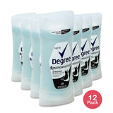Degree MotionSense UltraClear Black Plus White Antiperspirant Deodorant Stick 2.6Oz (Pack of 12)