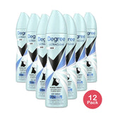 Degree Ultra Clear Antiperspirant Deodorant Dry Spray 3.8 Oz (Pack of 12)