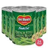 Del Monte French Cut Green Beans 14.5 Oz (Pack of 24)