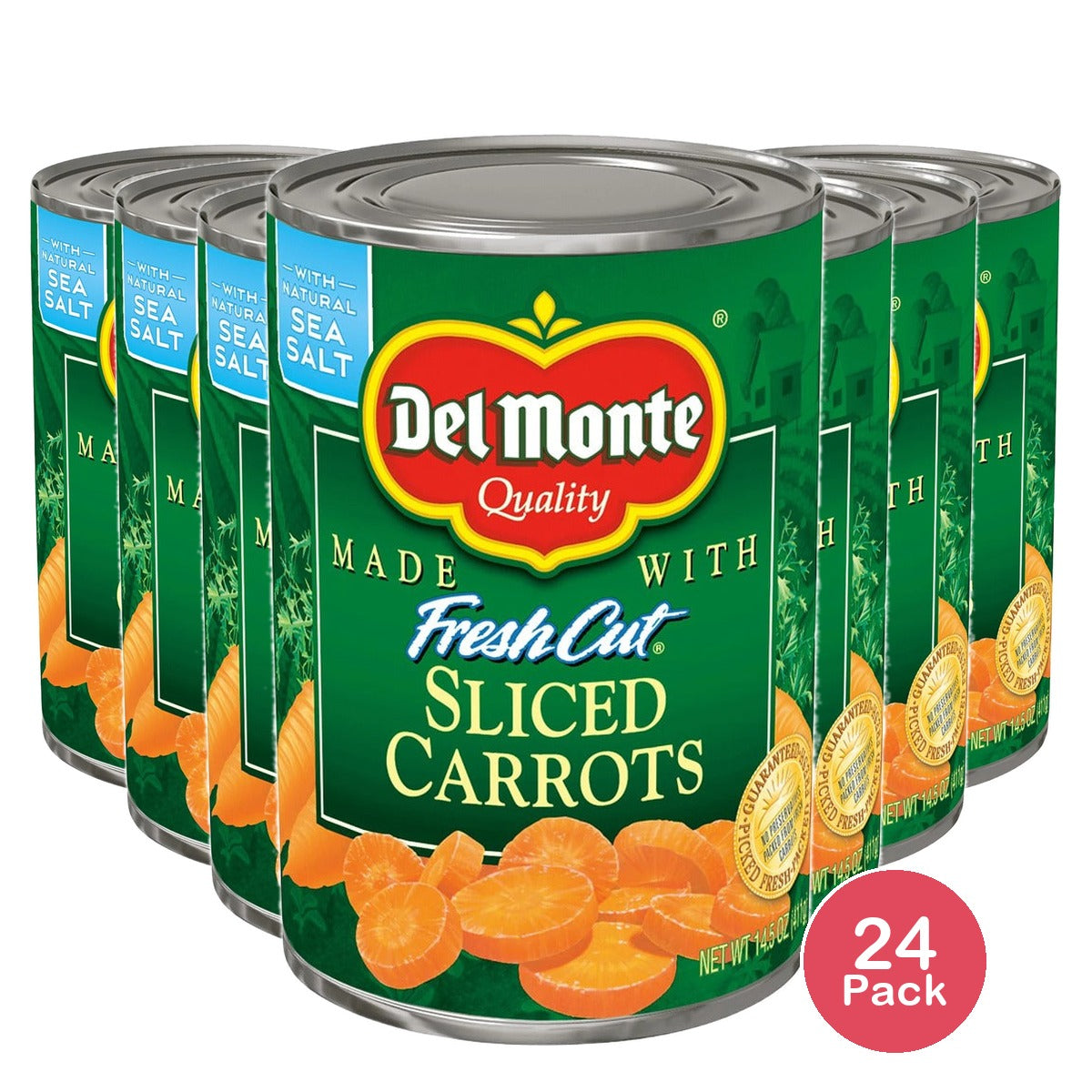 Del Monte Sliced Carrots 14.5 Oz (Pack of 24)
