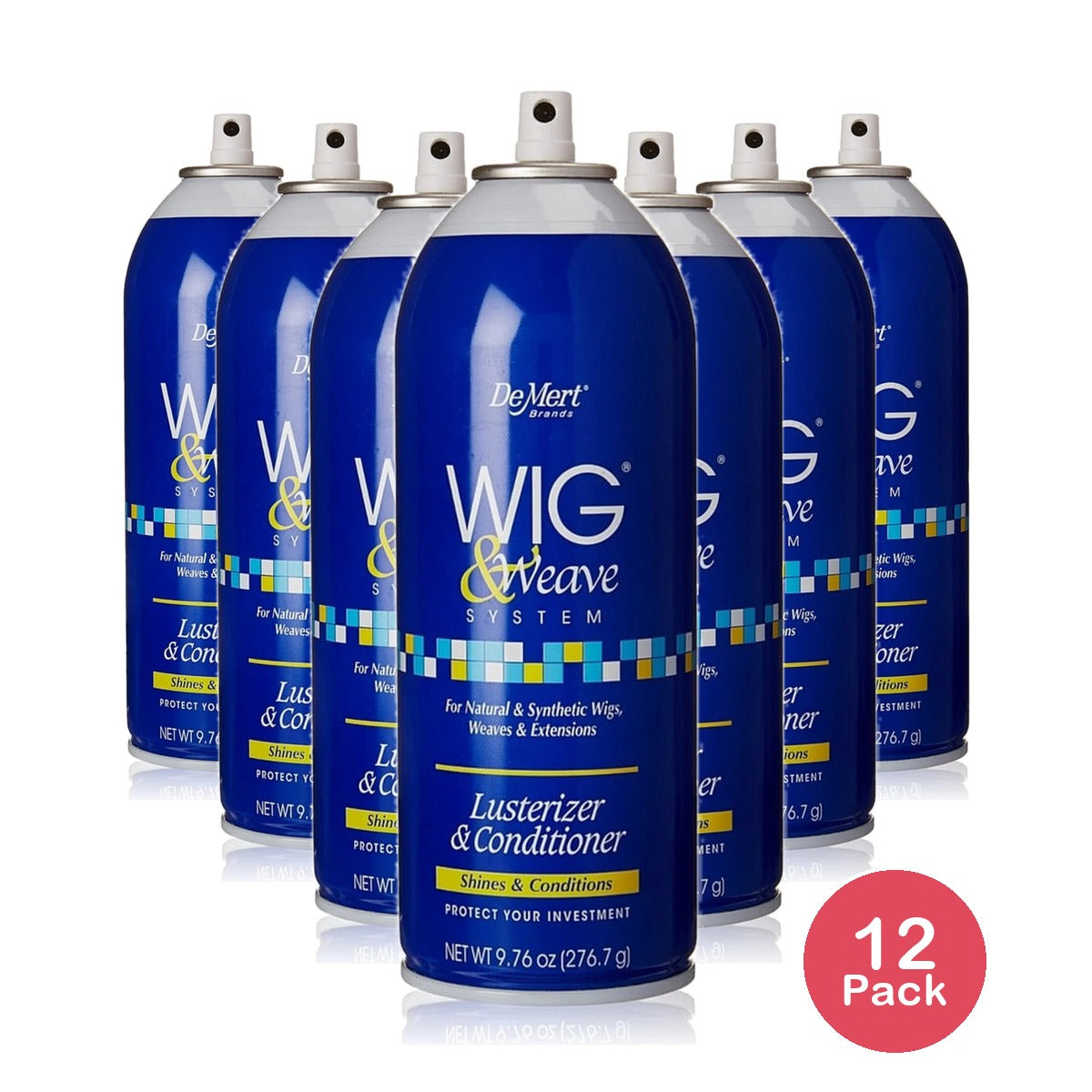 DeMert Wig & Weave System Lusterizer & Conditioner 9.76 Oz (Pack of 12)
