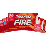 DENTYNE FIRE CINNAMON SINGLES (Pack of 162)