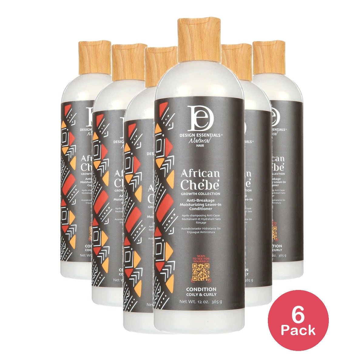 Design Essentials Chebe Anti-Breakage Moisturizing Leave In Conditioner 12 oz- (Pack of 12)