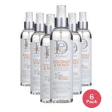 Design Essentials Coconut and Monoi Water 8 oz. Curl Refresher Moisturizing Un (Pack of 12)