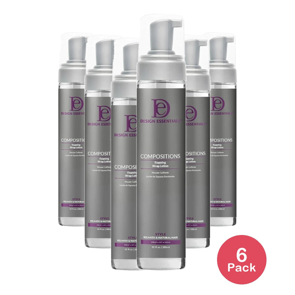 Design Essentials Compositions Foaming Wrap Lotion (10 oz) (Pack of 12)