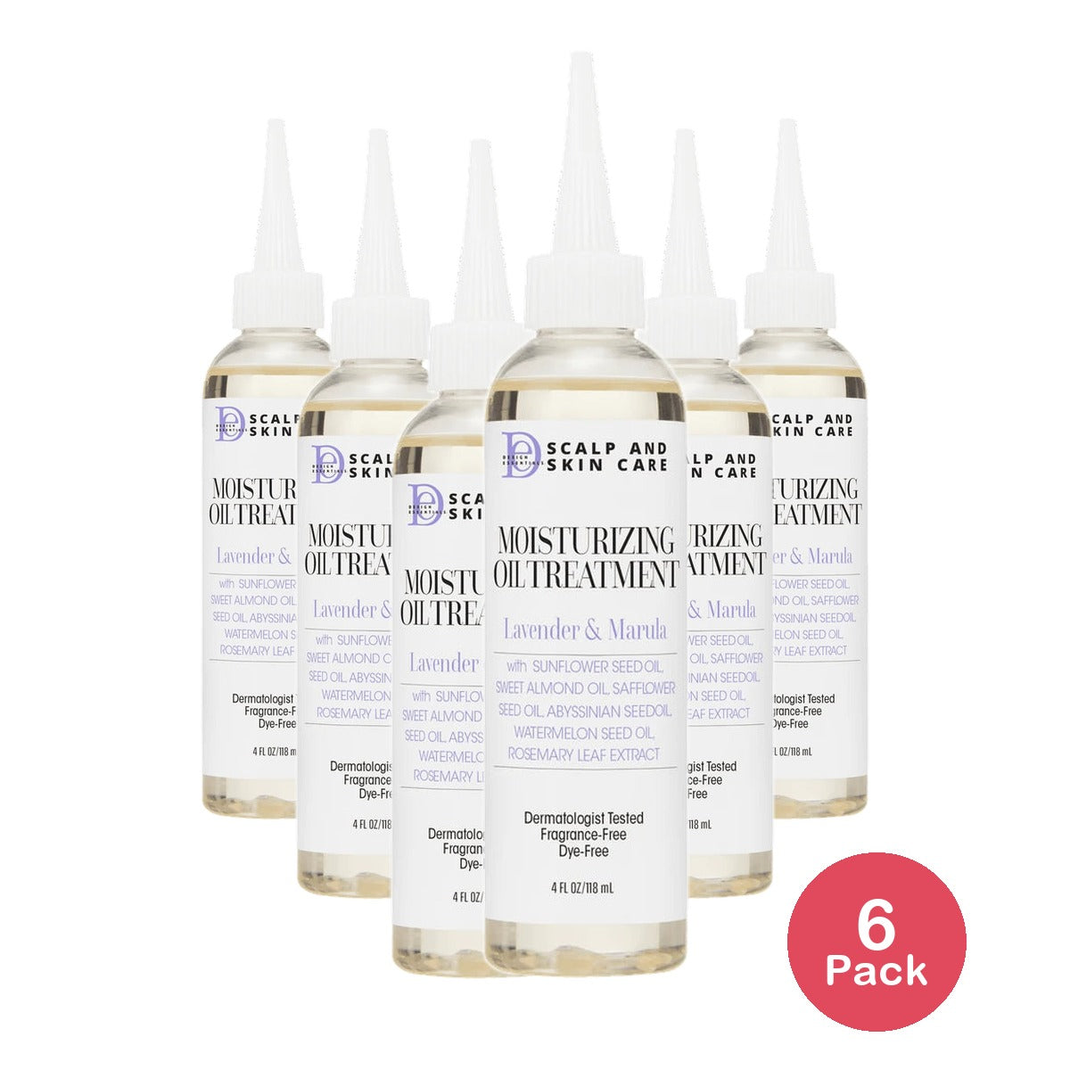 Design Essentials Lavender & Marula Oil Scalp Treatment Nourishing & Moisturizi 4. Oz (Pack of 12)