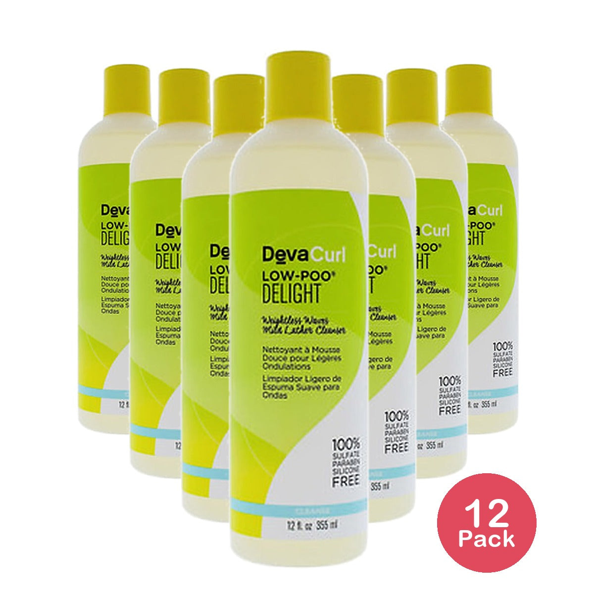 DevaCurl Low-Poo Delight 12 Oz (Pack of 12)