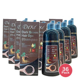 Dexe Hair Shampoo Dye Brown 13.5 Oz (Pack of 36)