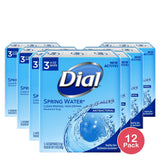 Dial Refresh & Renew Spring Water Bar Soap 4 Oz (Pack of 12)