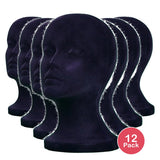 Diane Black Styrofoam Head 10.9 Inch (Pack of 12)