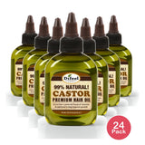 Difeel Castor Hair Oil 2.5 Oz (Pack of 24)