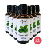 Difeel Essential Oils Pure Peppermint 1 Oz (Pack of 96)
