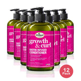 Difeel Growth & Curl Biotin Conditioner 12 Oz (Pack of 12)