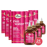 Difeel Hair Oil Rice Water 2.5 Oz (Pack of 24)