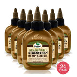 Difeel Hemp 99% Natural Hair Oil Strengthen 2.5 Oz (Pack of 24)
