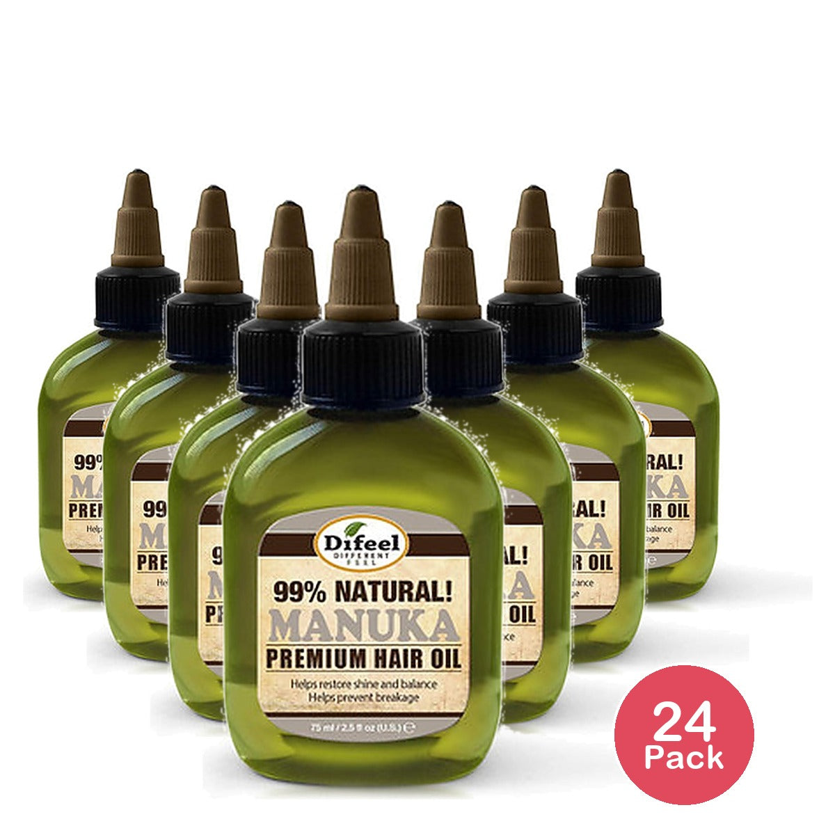 Difeel Premium Natural Hair Oil Manuka 2.5 Oz (Pack of 24)