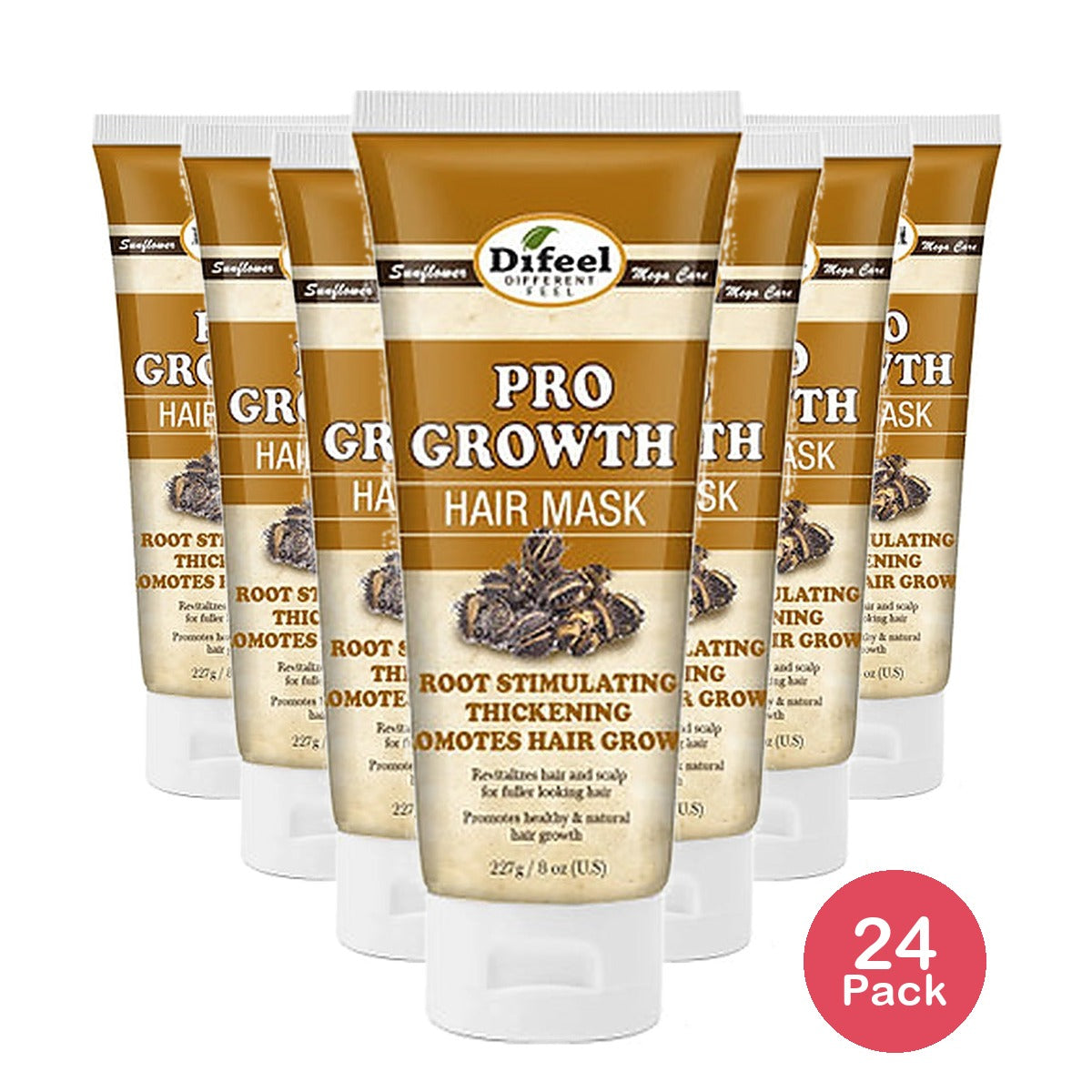 Difeel Pro-Growth Hair Mask 8 Oz (Pack of 24)