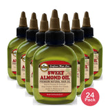 Difeel Sunflower Premium Mega Hair Oil Sweet Almond 2.5 Oz (Pack of 24)
