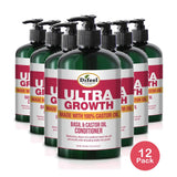 Difeel Ultra Growth Basil & Castor Oil Conditioner 12 Oz (Pack of 12)