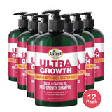 Difeel Ultra Growth Basil Castor Oil Shampoo 12 Oz (Pack of 12)
