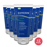 Differin Daily Oil Free Hydrating Cleanser Gentle Face Wash for Acne Prone Skin 6 oz (Pack of 12)