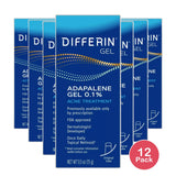 Differin Gel Acne Treatment With Adapalene Gel 0.5Oz (Pack Of 12)