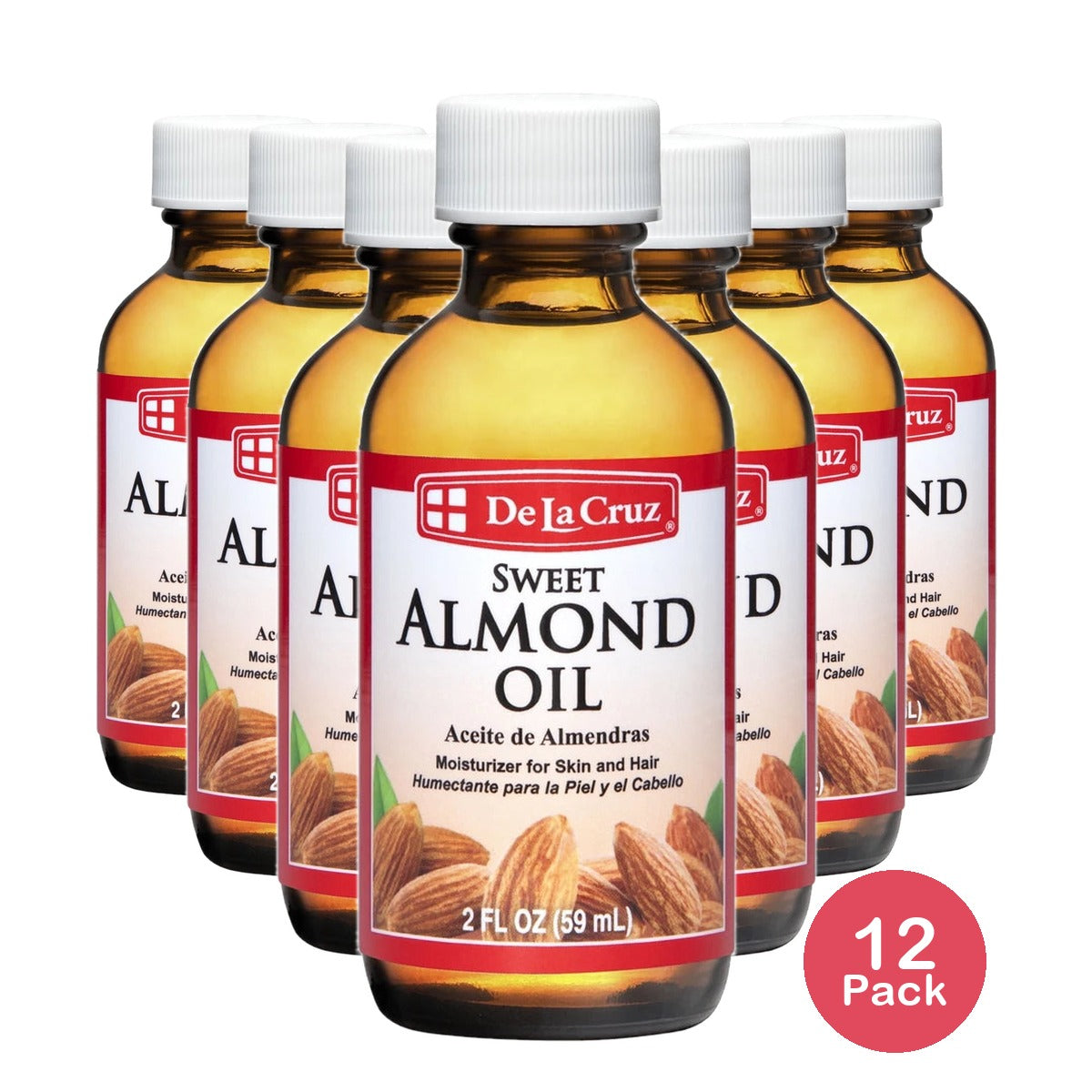 DLC Aceite de Almendra 2 oz./Almond Oil DLC (Pack of 12)